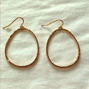 Pewter Sparkle Beaded Earrings